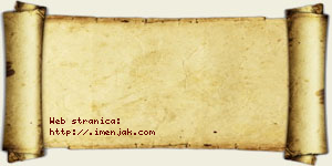 Jasmina Perunović vizit kartica